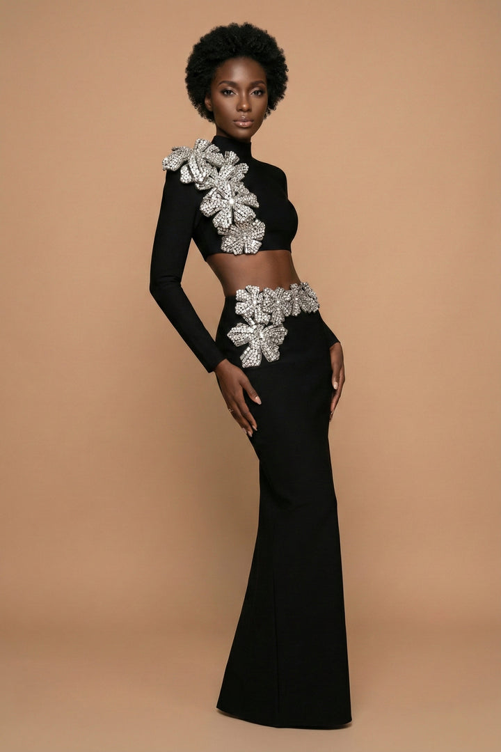 Crystal Bloom Luxe Two Piece Set