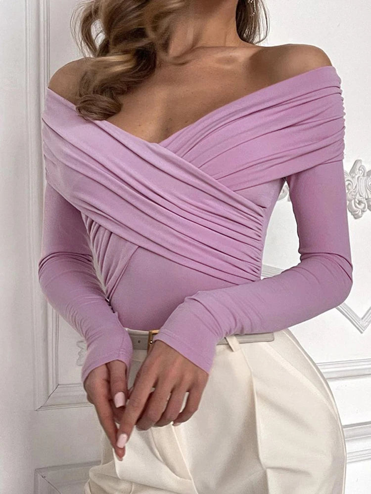 Off-Shoulder Sophisticated Bodysuit
