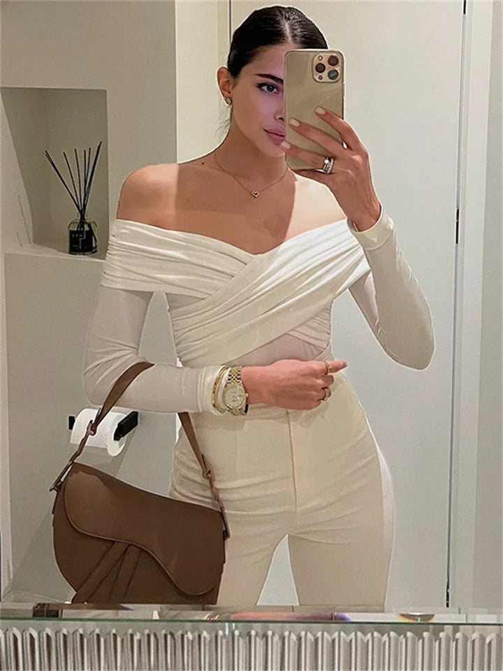 Off-Shoulder Sophisticated Bodysuit