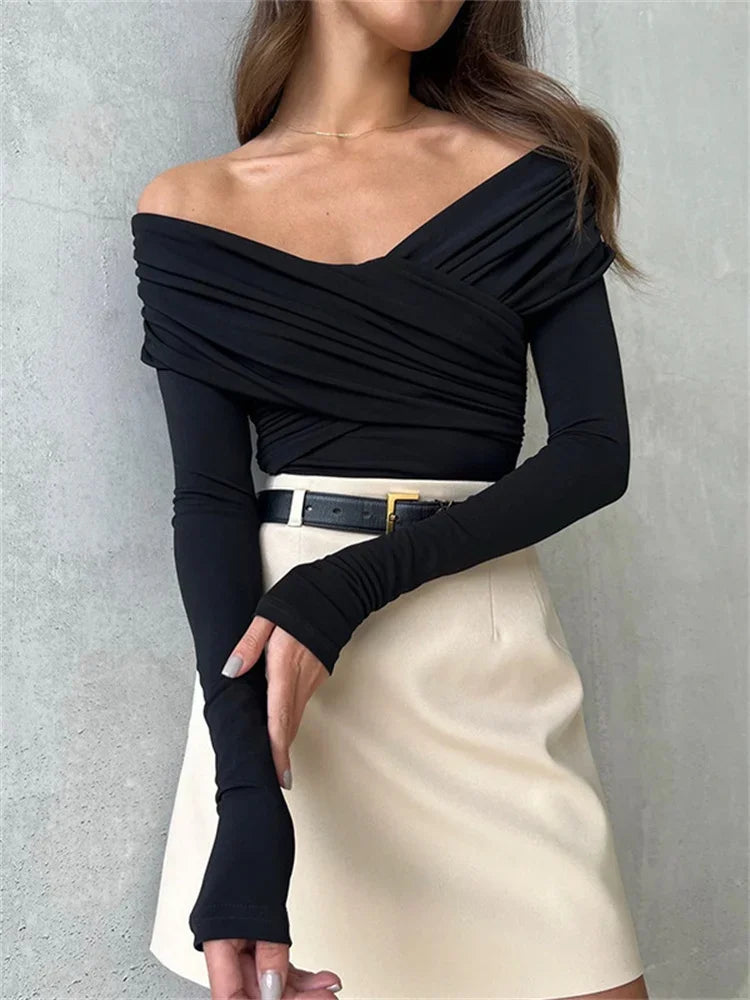 Off-Shoulder Sophisticated Bodysuit