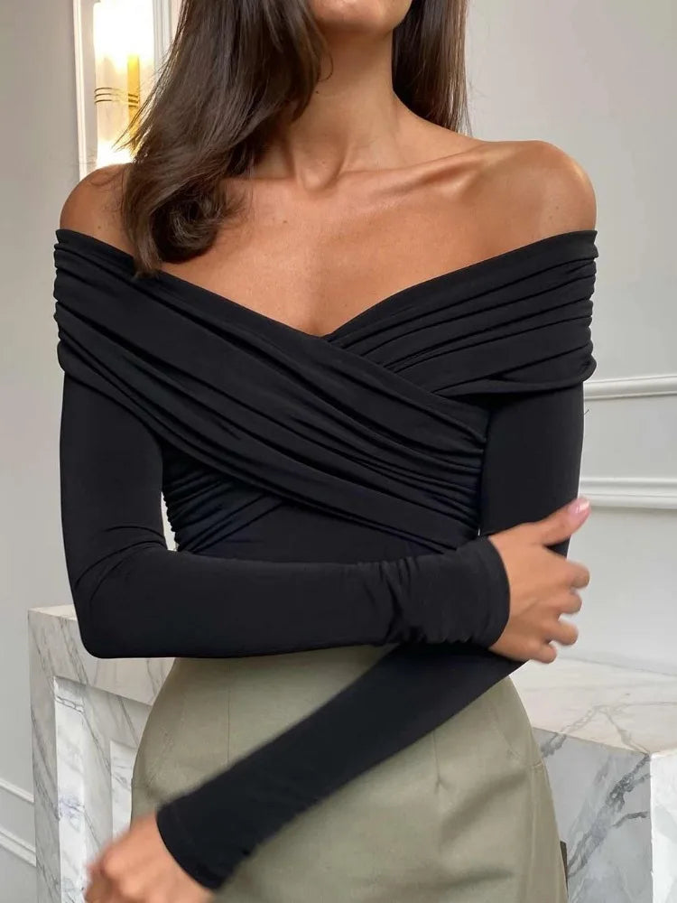 Off-Shoulder Sophisticated Bodysuit