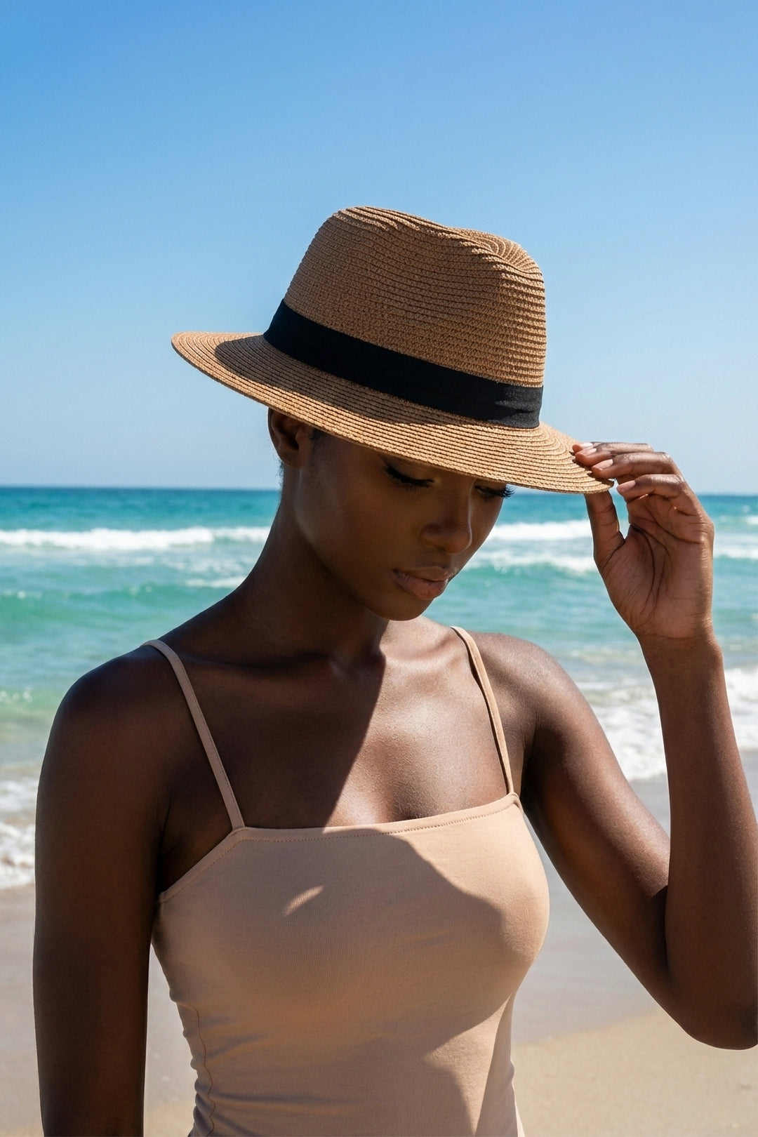 The Carmen - Natural Panama Hat