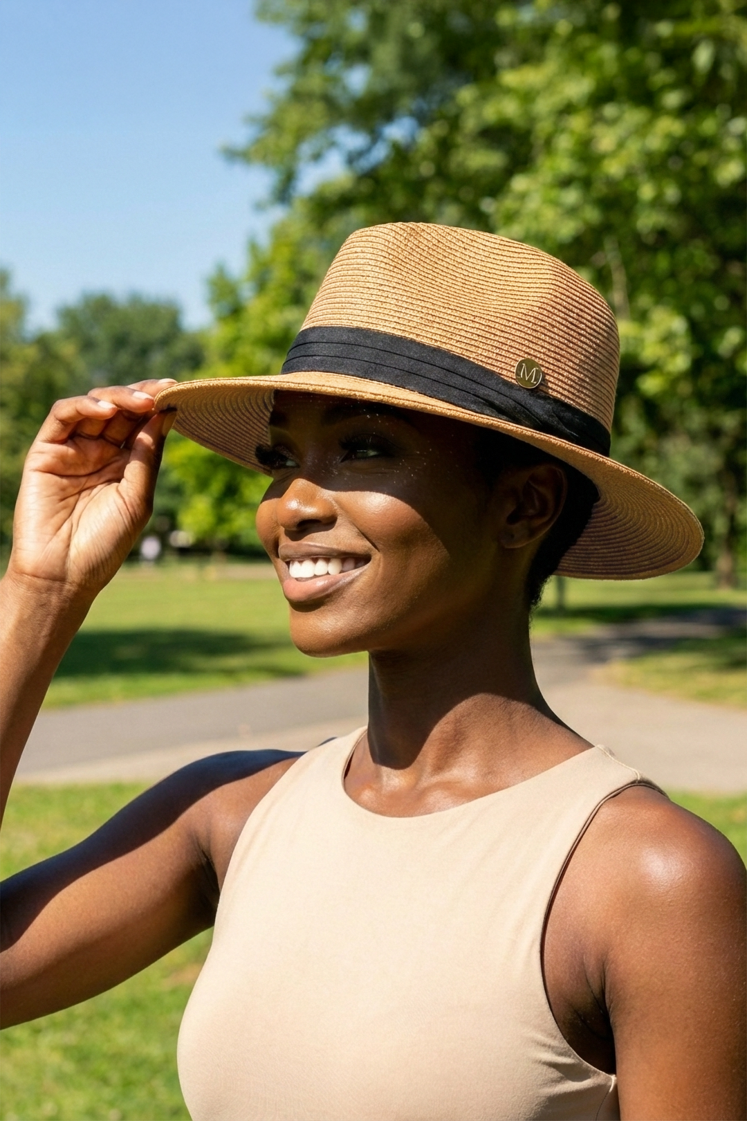 The Carmen - Natural Panama Hat