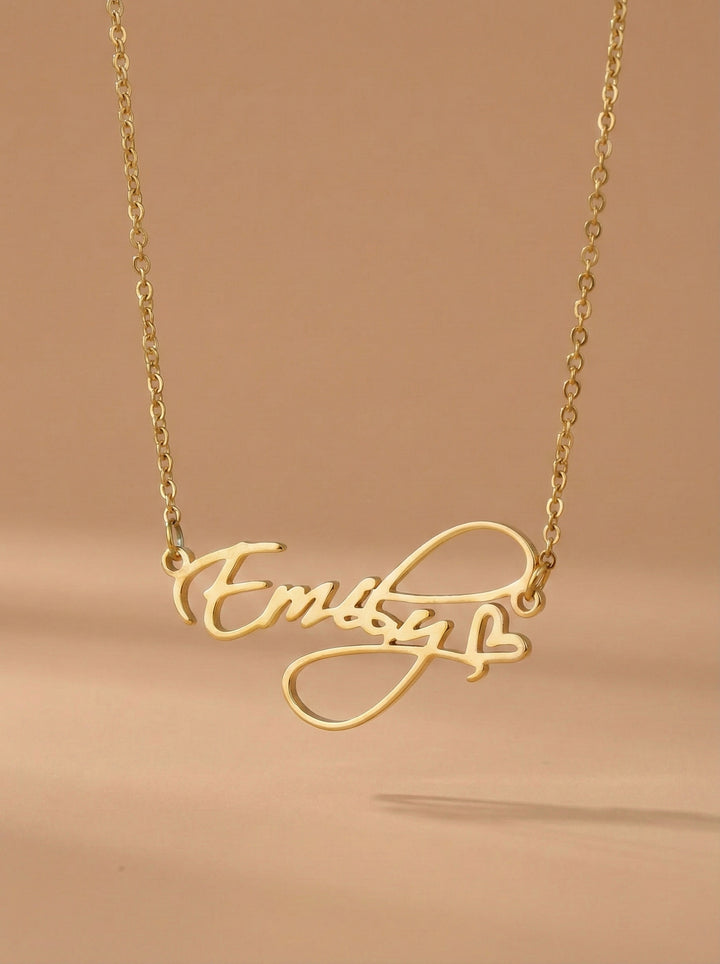 Appeler Custom Cursive Nameplate Necklace