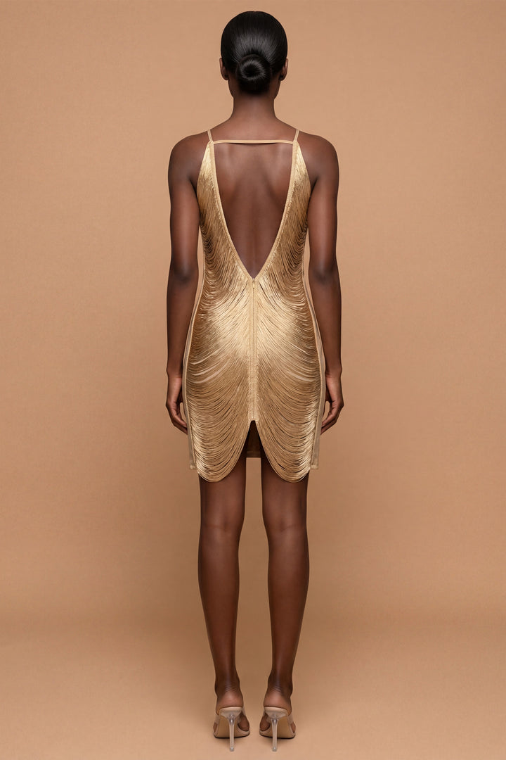 The Aurelia Gold Woven Spine Mini