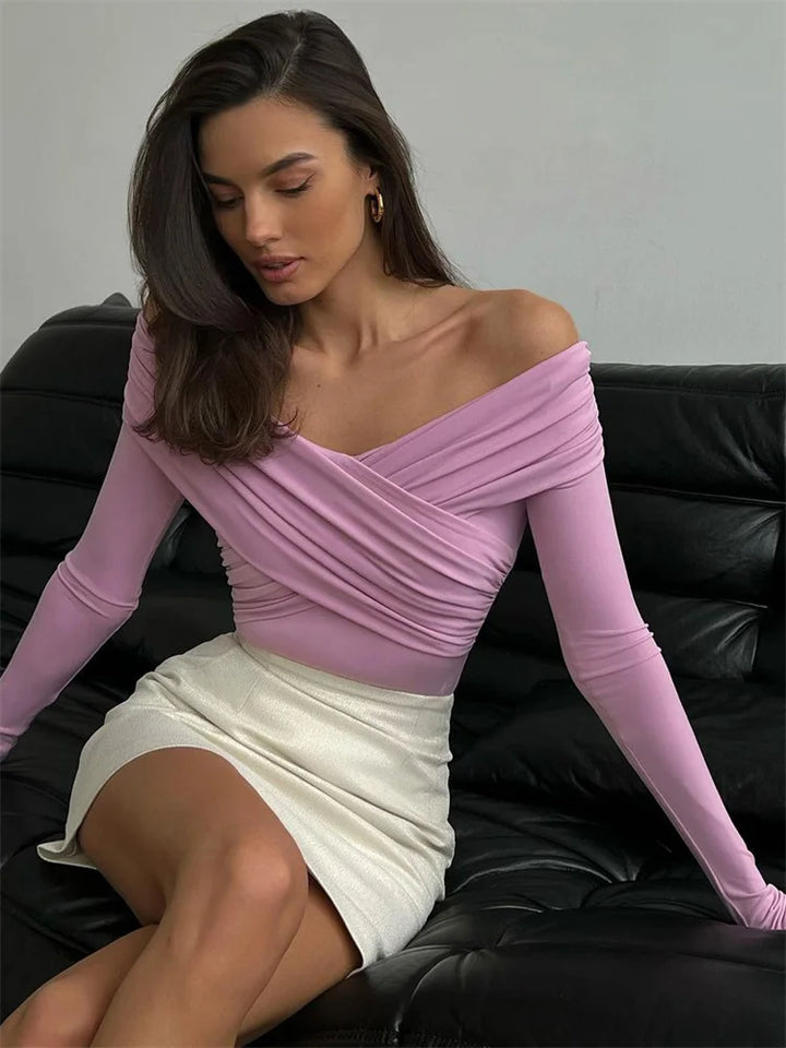 Off-Shoulder Sophisticated Bodysuit