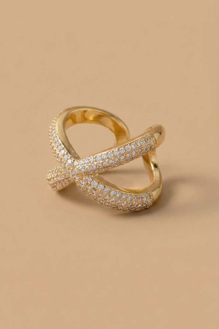 Xavia Blanc Pavé Ring