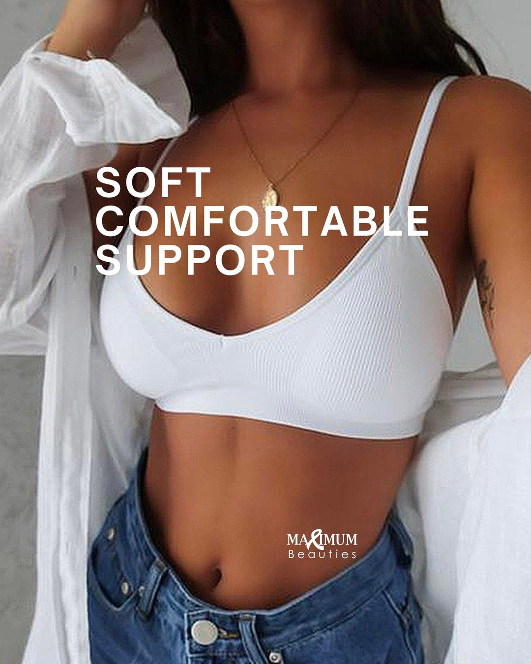 Supreme Tank Crop Top Bralette - Maximum Beauties