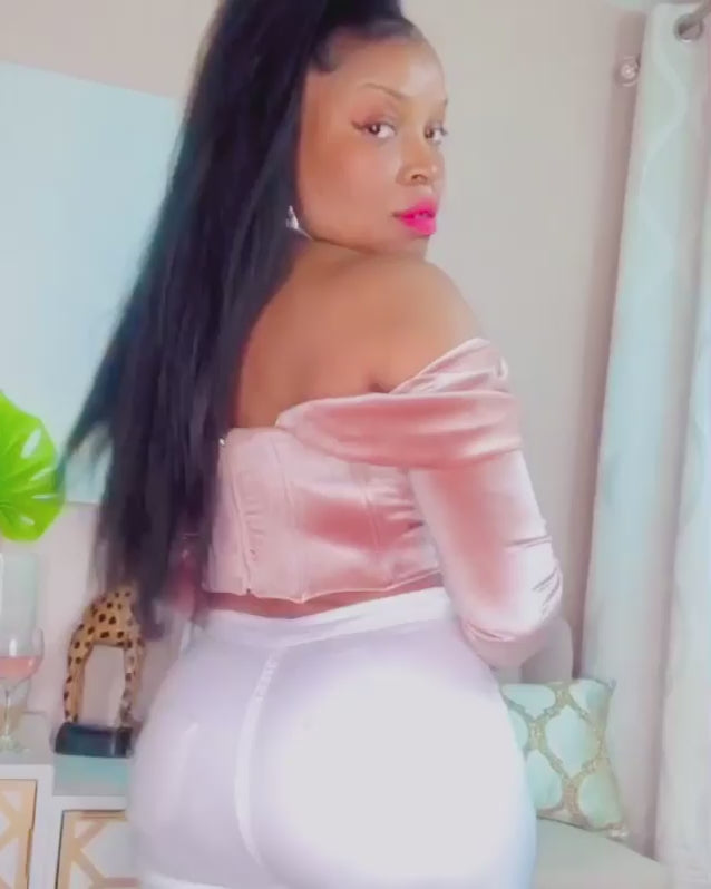 Baby Girl Velour Off-Shoulder Corset Crop Top