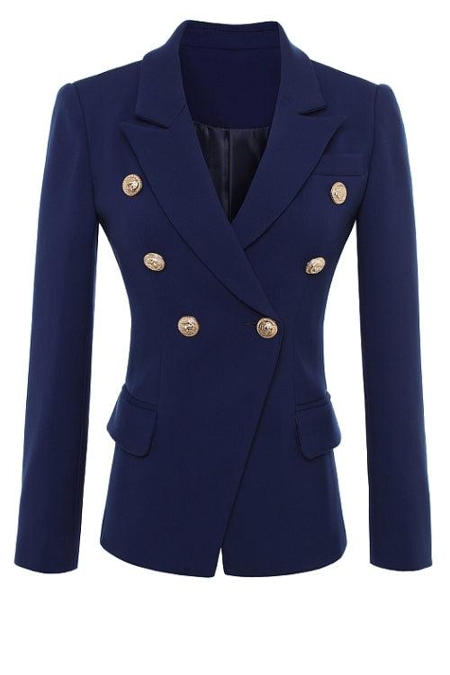 Navy Blue Fantasy Blazer - Maximum Beauties