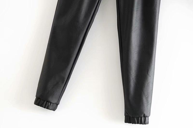 That Vegan Leather Vintage Sweat Pants - Maximum Beauties