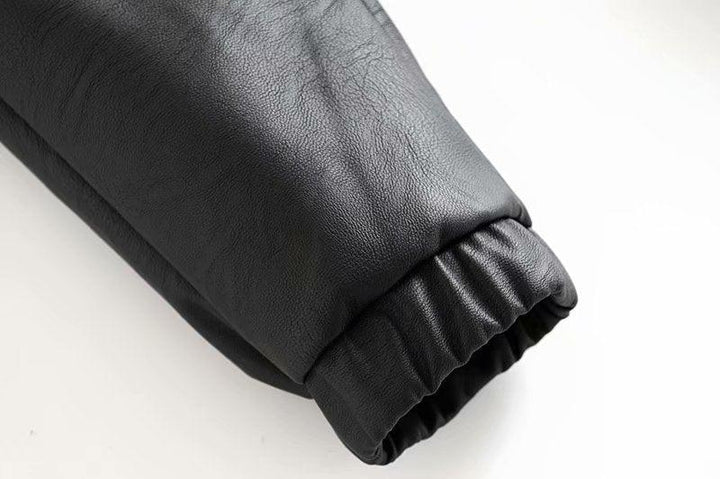 That Vegan Leather Vintage Sweat Pants - Maximum Beauties