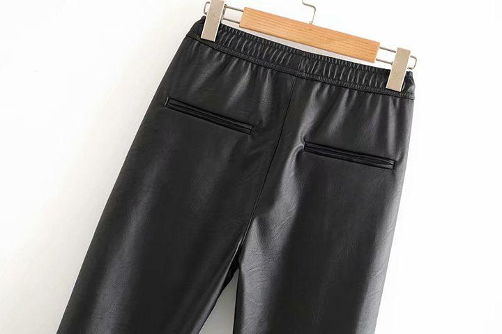 That Vegan Leather Vintage Sweat Pants - Maximum Beauties