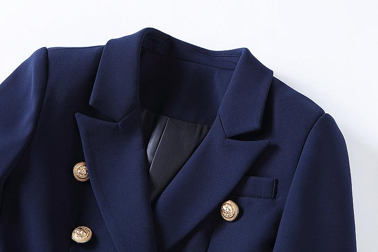 Navy Blue Fantasy Blazer - Maximum Beauties