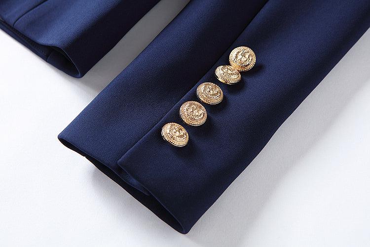 Navy Blue Fantasy Blazer - Maximum Beauties