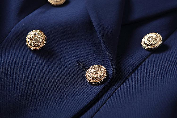 Navy Blue Fantasy Blazer - Maximum Beauties