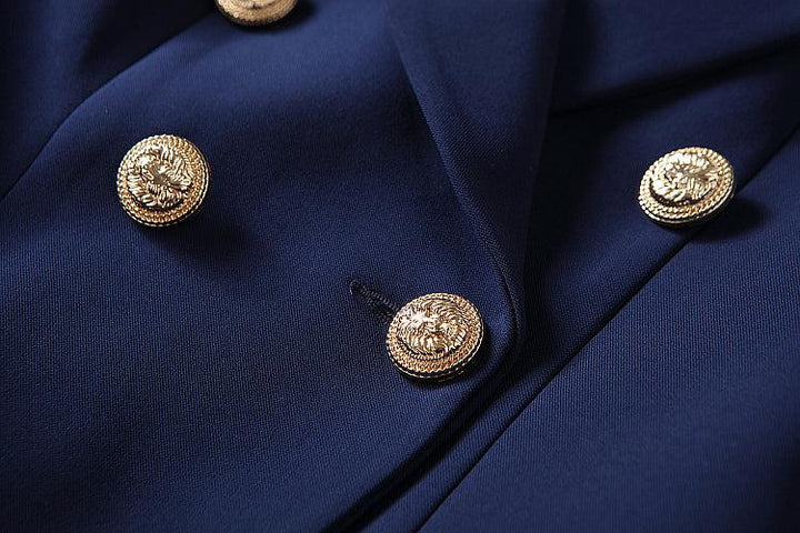 Navy Blue Fantasy Blazer - Maximum Beauties